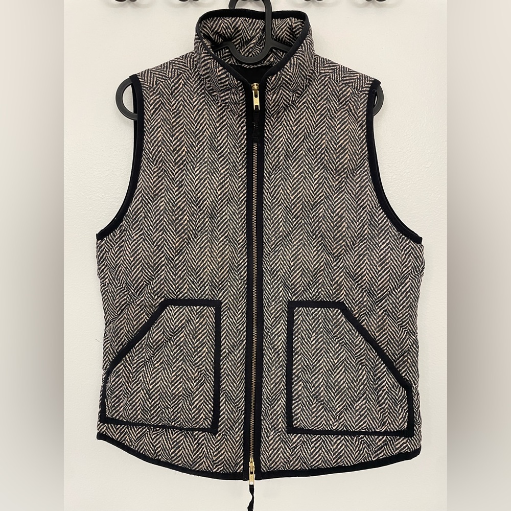 J. Crew Quilted Vest (size women S)